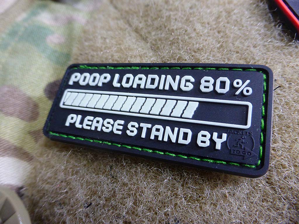 POOP LOADING Patch, gid / 3D Rubber Patch - Patch Snatched