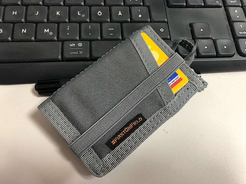 CC Patch Wallet, WolfGrey, SPAEHER First on Field.