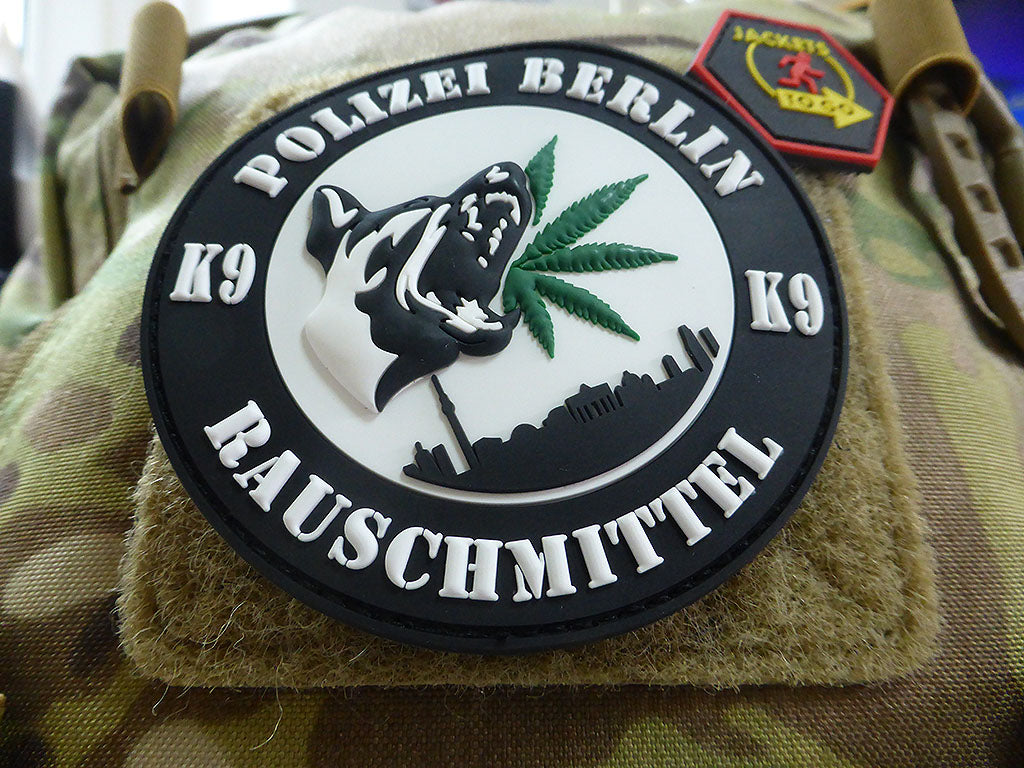 K9 / RG Hund BLN Patch / JTG 3D Rubber Patch, fullcolor, Sammlerpatch