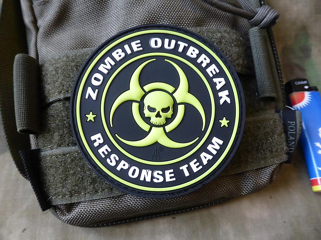 Zombie Outbreak Response Team Patch, Hi-Viz / 3D-Rubberpatch