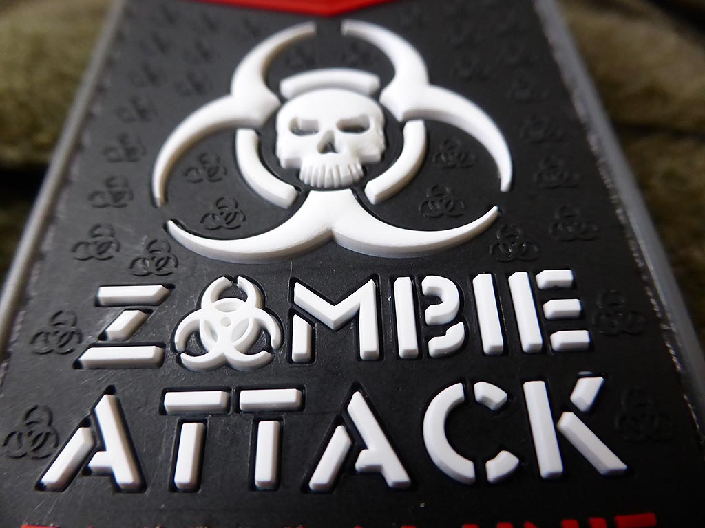 Zombie Attack Patch, swat / 3D Rubber patch - Patch Snatched