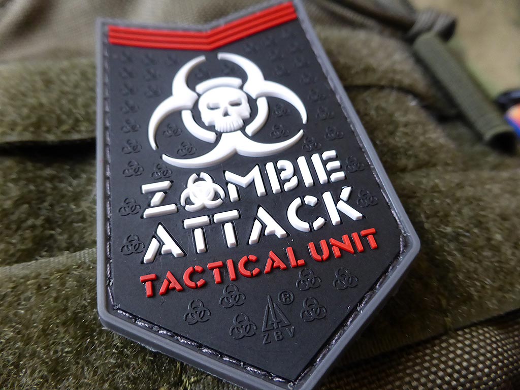 Zombie Attack Patch, swat / 3D Rubber patch - Patch Snatched