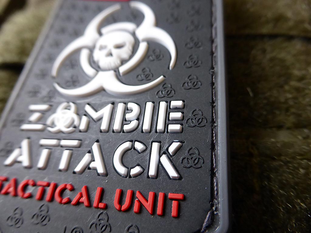 Zombie Attack Patch, swat / 3D Rubber patch - Patch Snatched