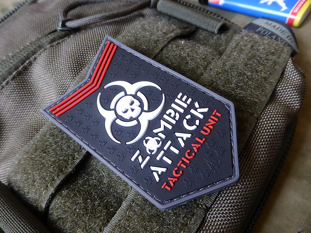 Zombie Attack Patch, swat / 3D Rubber patch - Patch Snatched