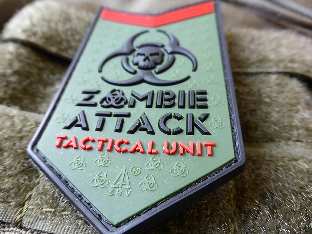 Zombie Attack Patch, forest / 3D Rubber patch - Patch Snatched