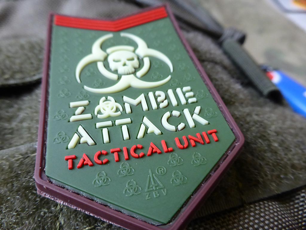 Zombie Attack Patch, multicam / 3D Rubber patch - Patch Snatched