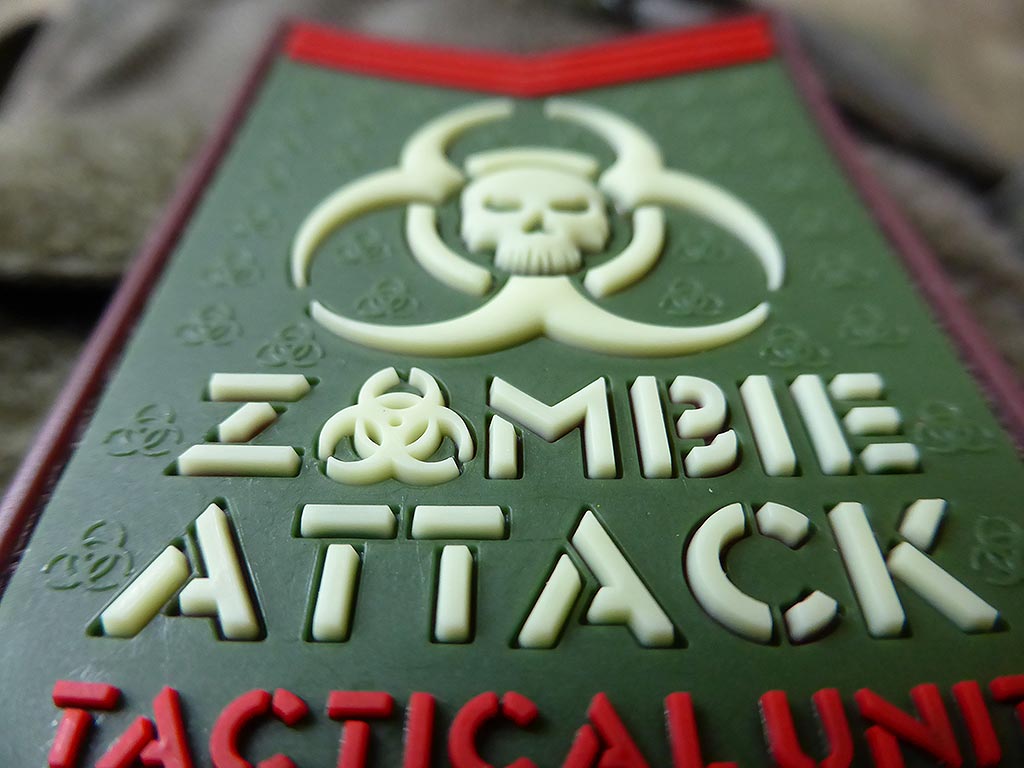 Zombie Attack Patch, multicam / 3D Rubber patch