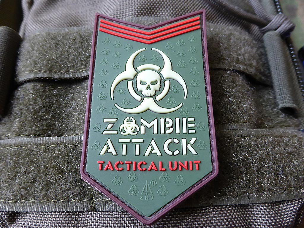 Zombie Attack Patch, multicam / 3D Rubber patch - Patch Snatched