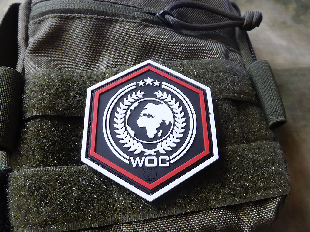 Patch de fraction militaire WOC CORP / Patch en caoutchouc 3D