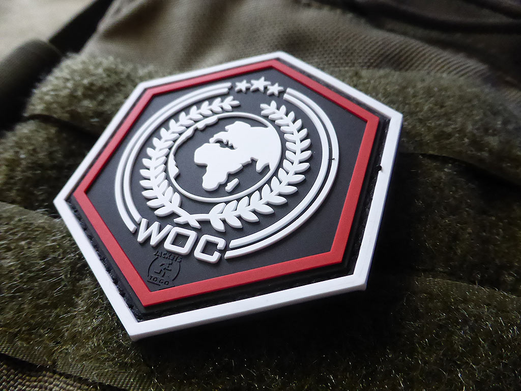 Patch de fraction militaire WOC CORP / Patch en caoutchouc 3D