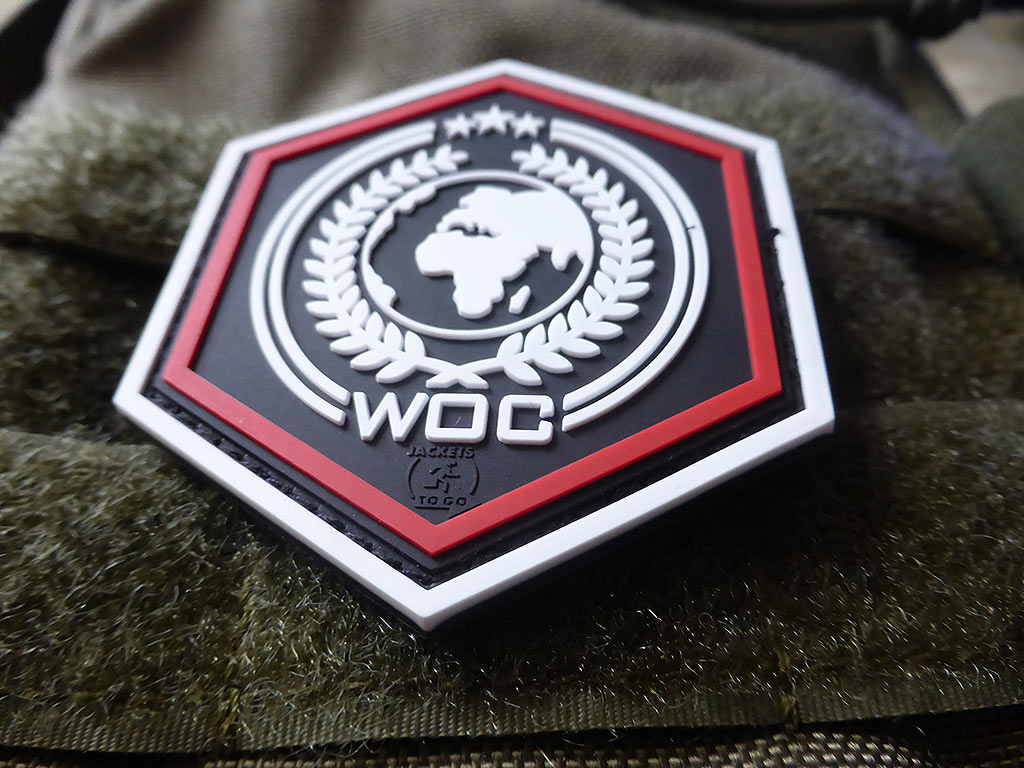 WOC CORP Militärischer Fraktions-Patch / 3D-Gummi-Patch