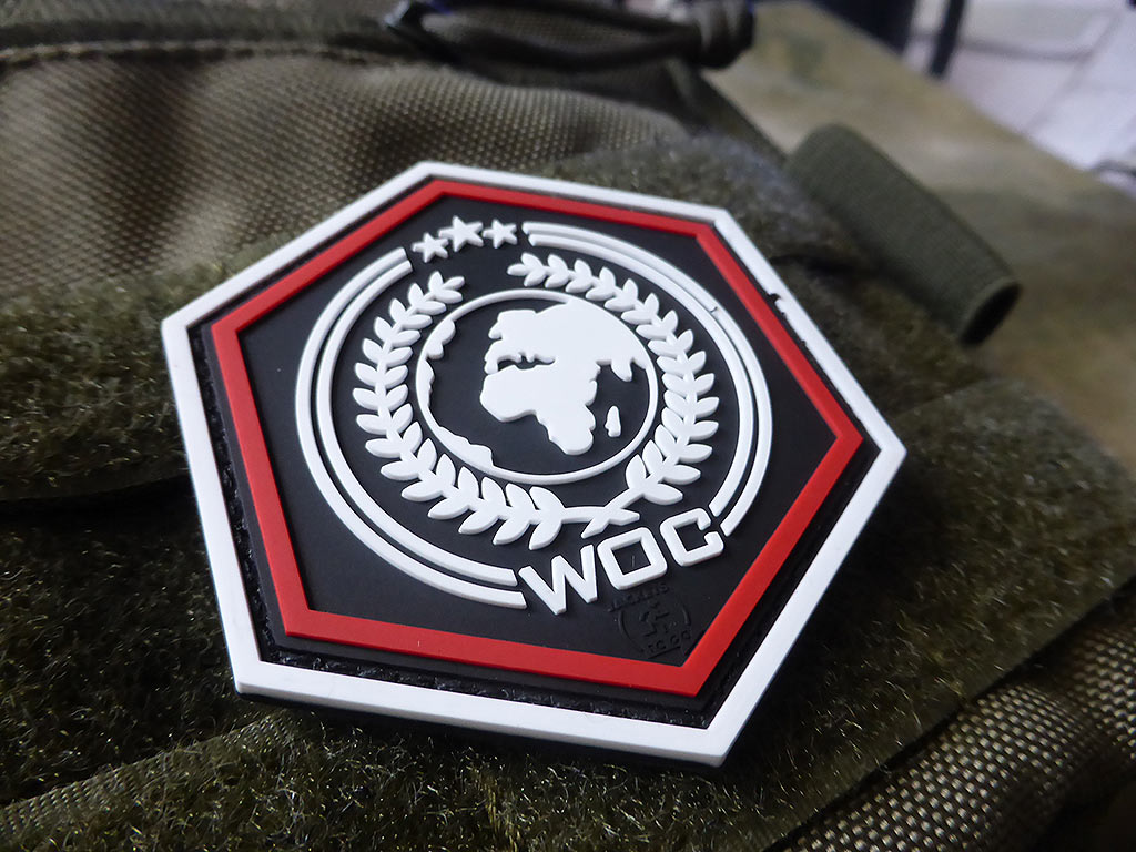 Patch de fraction militaire WOC CORP / Patch en caoutchouc 3D