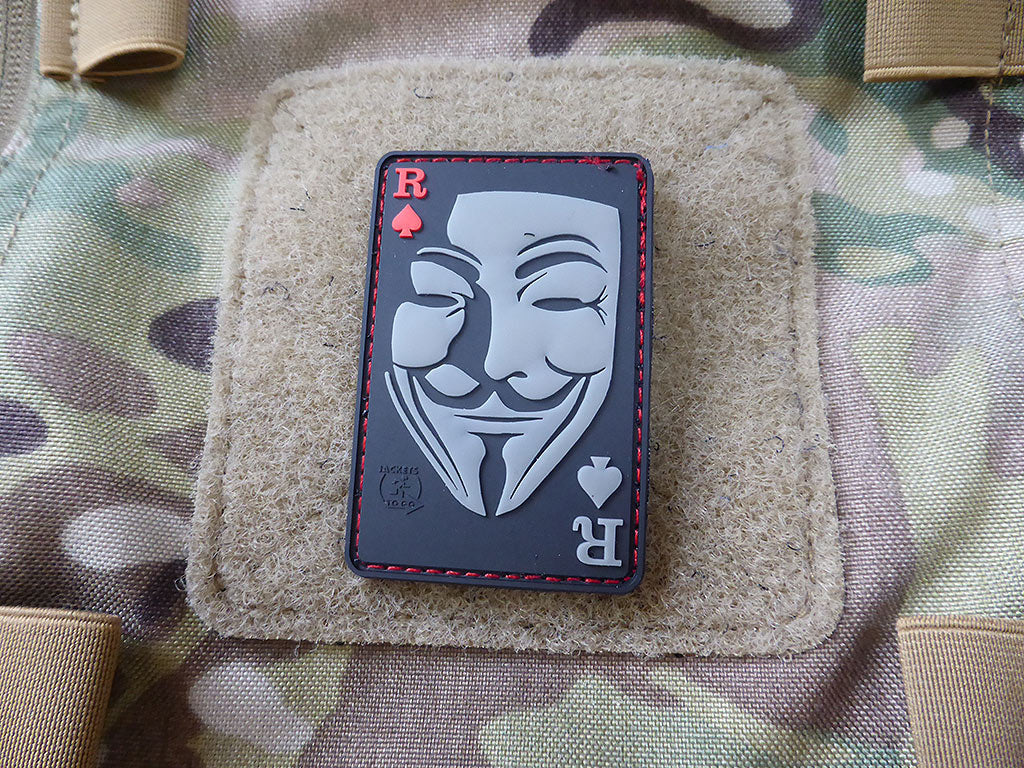 RESISTANCE Patch, steingrau olive / 3D Rubber Patch