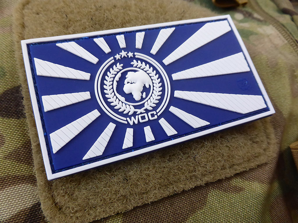 World Of Conflict Rising Sun Patch, lightblue / 3D Rubber Patch