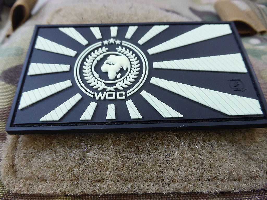 World Of Conflict Rising Sun Patch, gid / 3D Rubber Patch