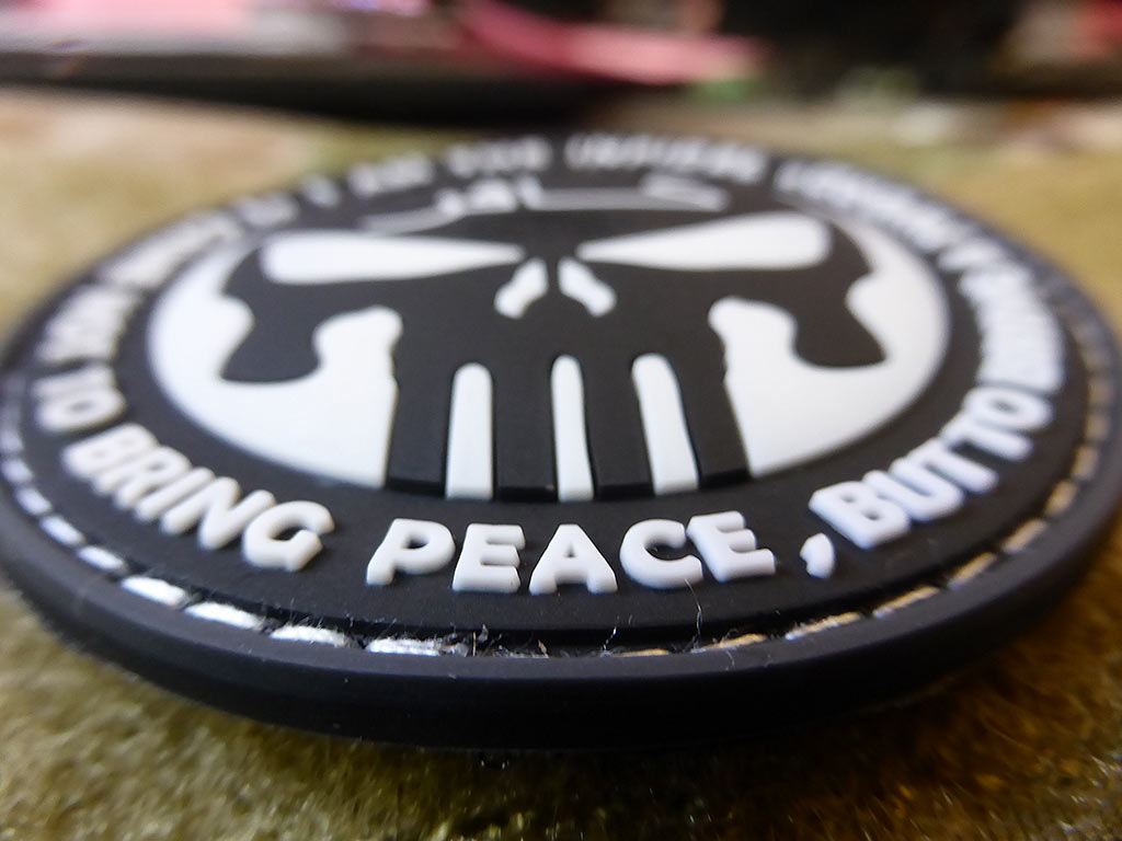 LE Patch INFIDEL PUNISHER, swat / Patch en caoutchouc 3D