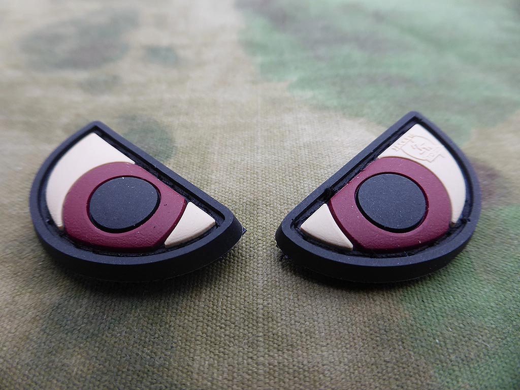 Angry Eyes Patch Set, fullcolor / 3D Rubber Patch