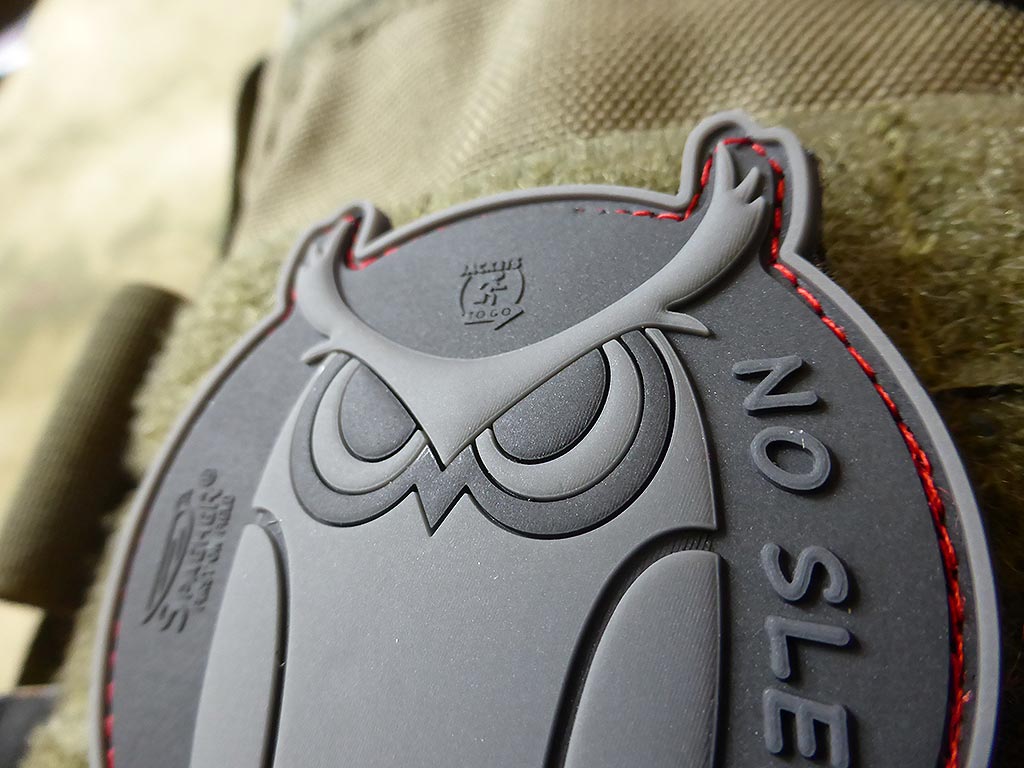 Pas de sommeil - Patch hibou SpecialOps, / Patch en caoutchouc 3D