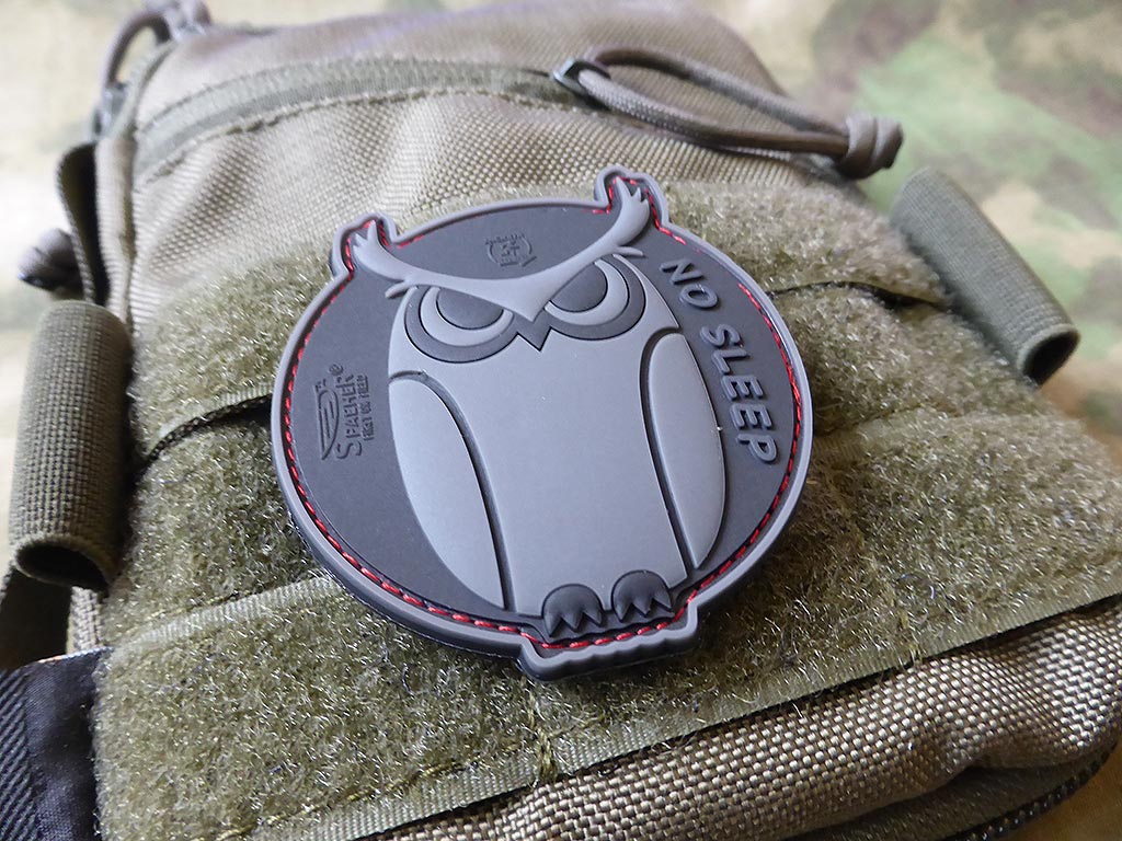 Pas de sommeil - Patch hibou SpecialOps, / Patch en caoutchouc 3D