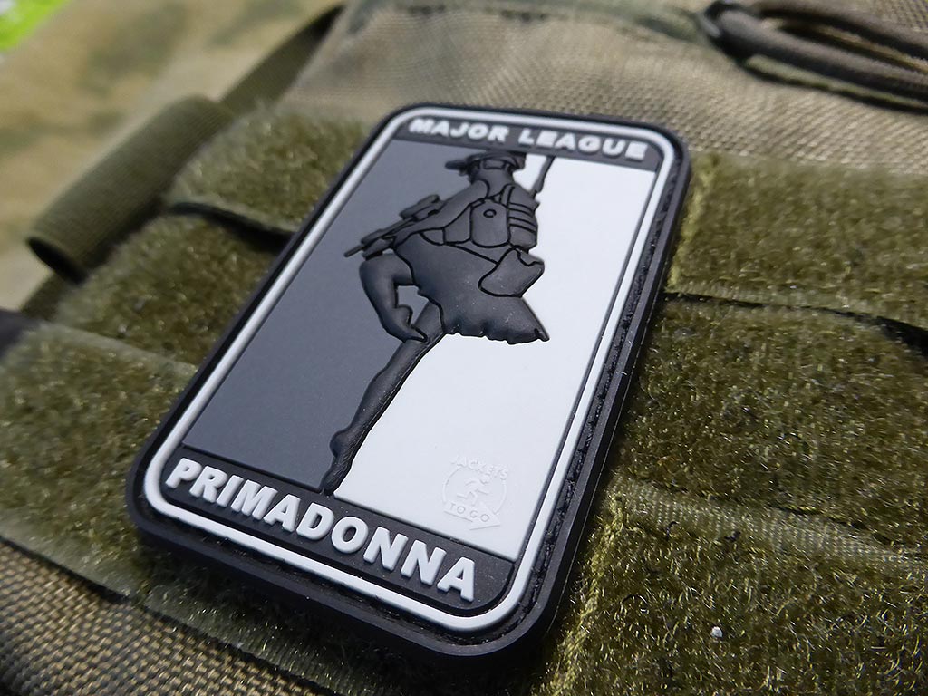 MAJOR LEAGUE PRIMADONNA Patch, swat / 3D Rubber Patch