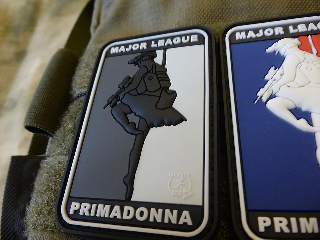 MAJOR LEAGUE PRIMADONNA Patch, swat / 3D Rubber Patch