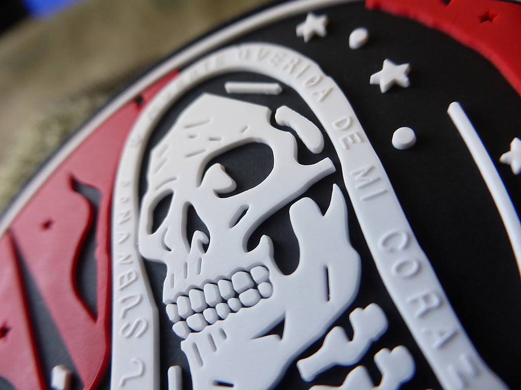 Santa Muerte Patch, redsky / 3D Rubber Patch - Patch Snatched