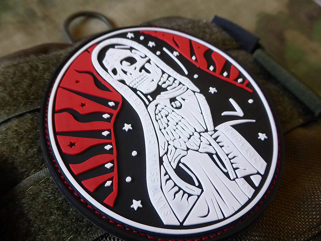 Santa Muerte Patch, redsky / 3D Rubber Patch