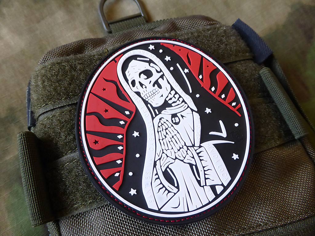 Santa Muerte Patch, redsky / 3D Rubber Patch - Patch Snatched