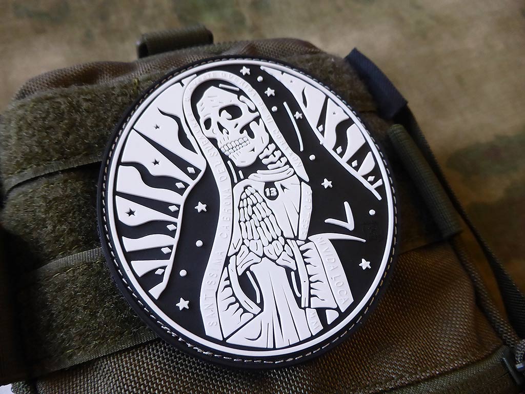 Santa Muerte Patch, swat / 3D Rubber Patch - Patch Snatched