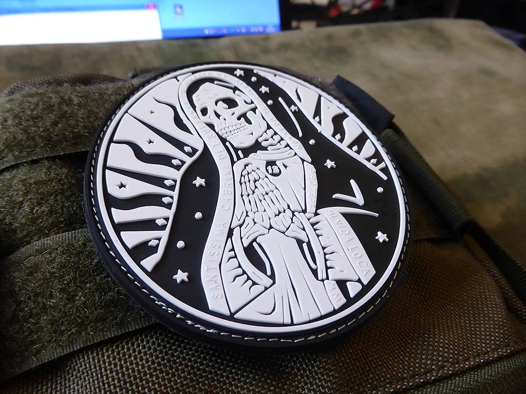 Santa Muerte Patch, swat / 3D Rubber Patch