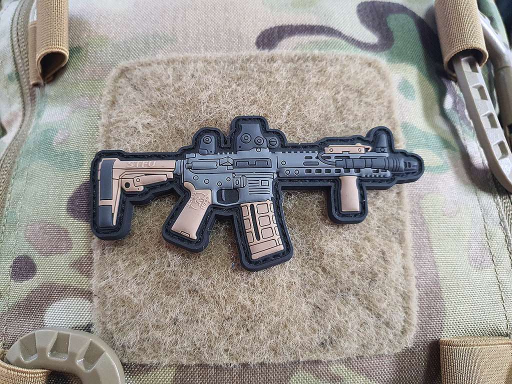 AR-15 Patch, fullcolor, 3D Rubber Patch