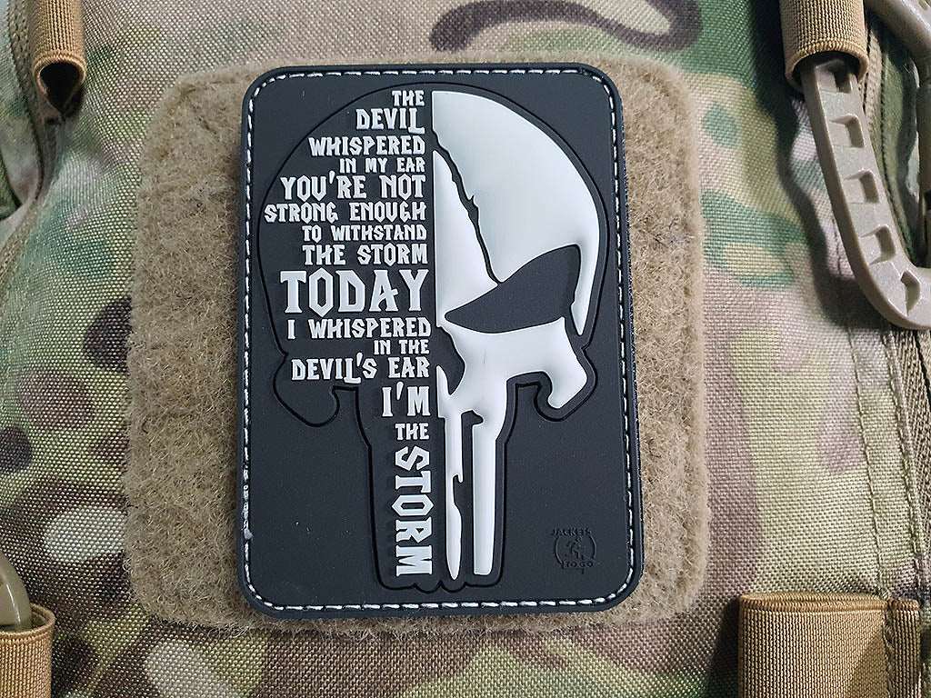 I´am the Storm PUNISHER Patch, swat, 3D Rubber Patch