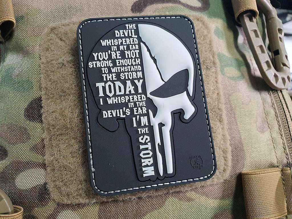 I´am the Storm PUNISHER Patch, swat, 3D Rubber Patch