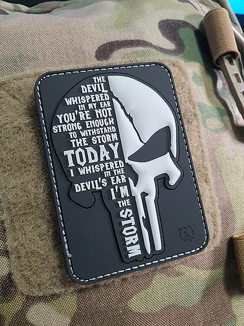I´am the Storm PUNISHER Patch, swat, 3D Rubber Patch