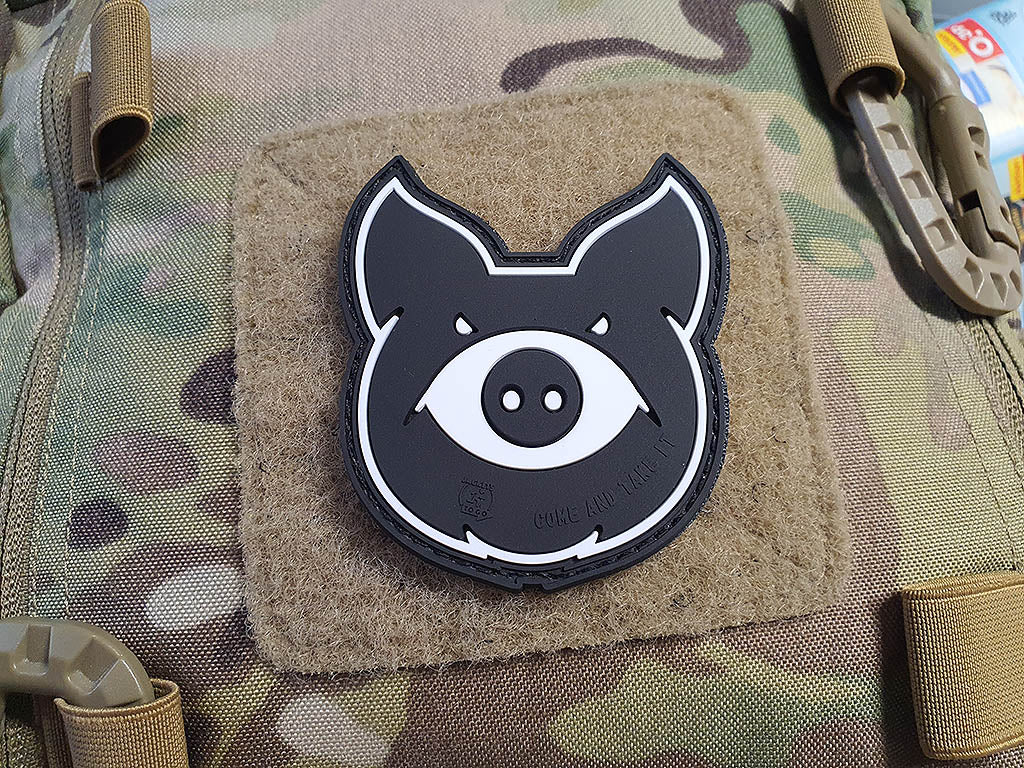 Patch MonsterPig, swat, patch en caoutchouc 3D