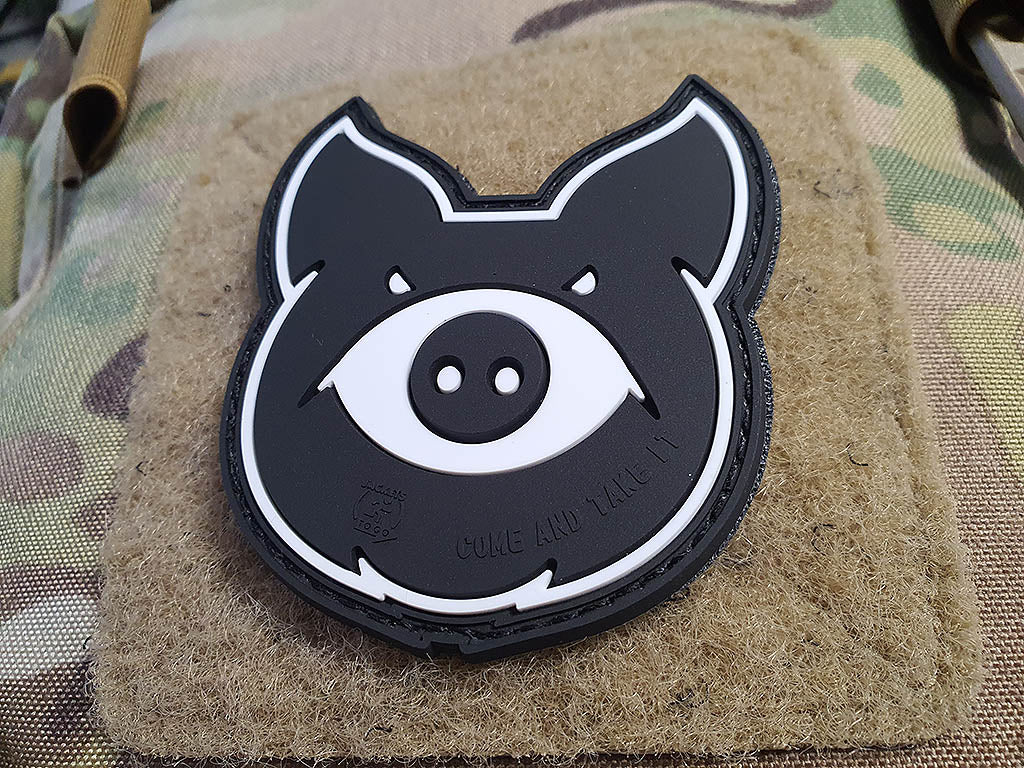 MonsterPig Patch, swat, 3D Rubber Patch - Patch Snatched