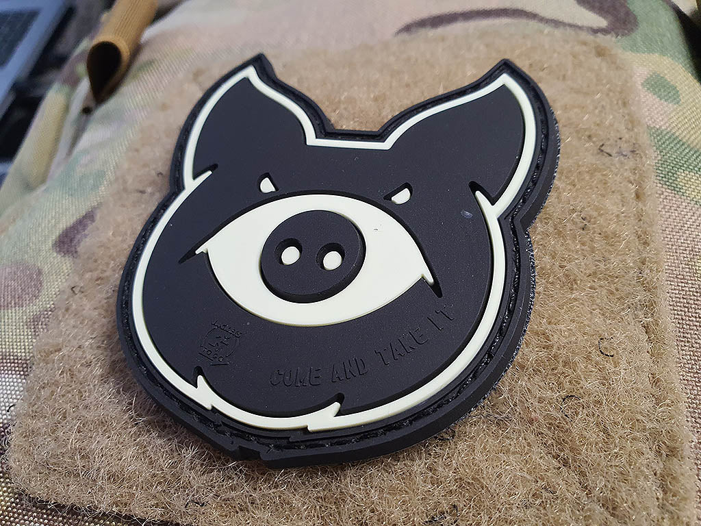 MonsterPig Patch, gid, 3D Rubber Patch