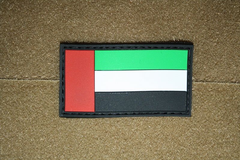 Vereinigte Arabische Emirate Flagge - Patch, fullcolor / 3D Rubber Patch