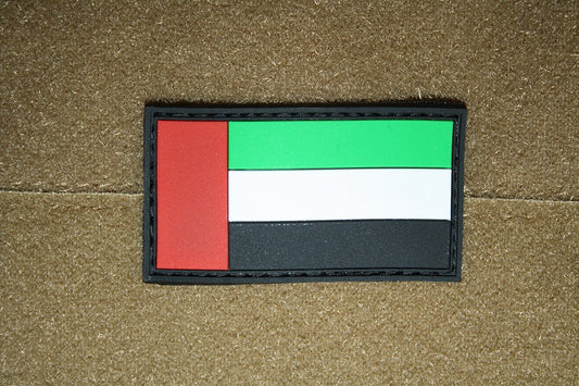 Drapeau des Émirats Arabes Unis - Écusson, polychrome / Écusson en caoutchouc 3D