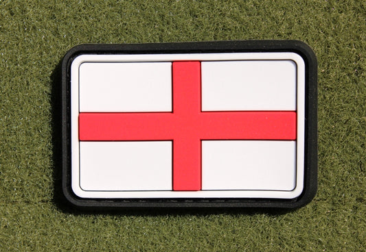 England-Flaggen-Patch, vollfarbig / 3D-Rubber-Patch