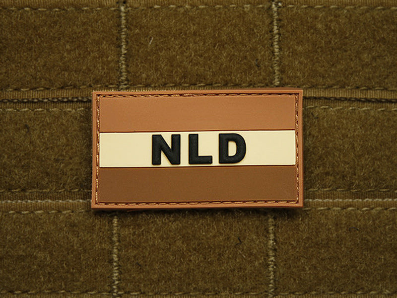 Netherlands Flag - Patch, Desert / 3D Rubber Patch - Patch Snatched