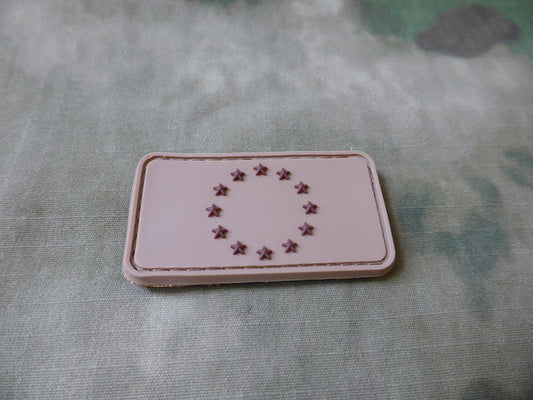 EU Flagge - Patch, Desert / 3D Rubber patch