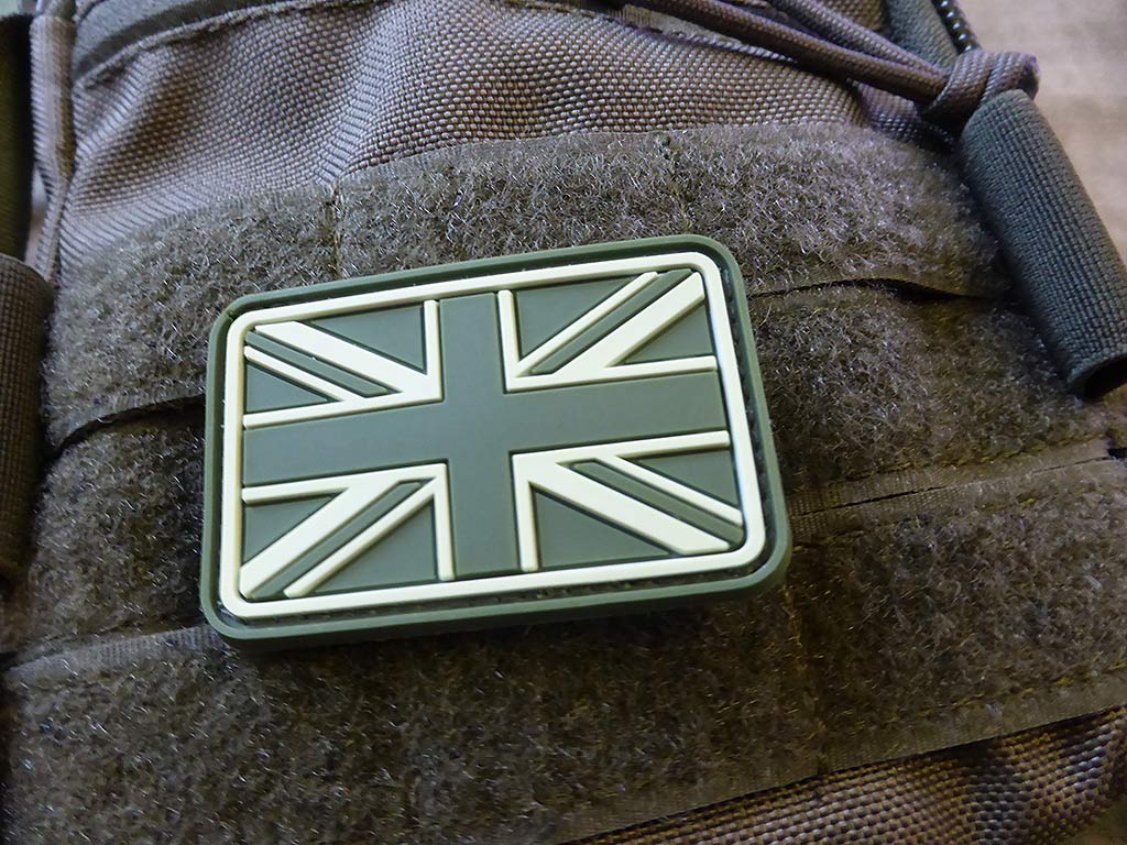 United Kingdom Flaggen Patch, Forest / 3D Rubber Patch