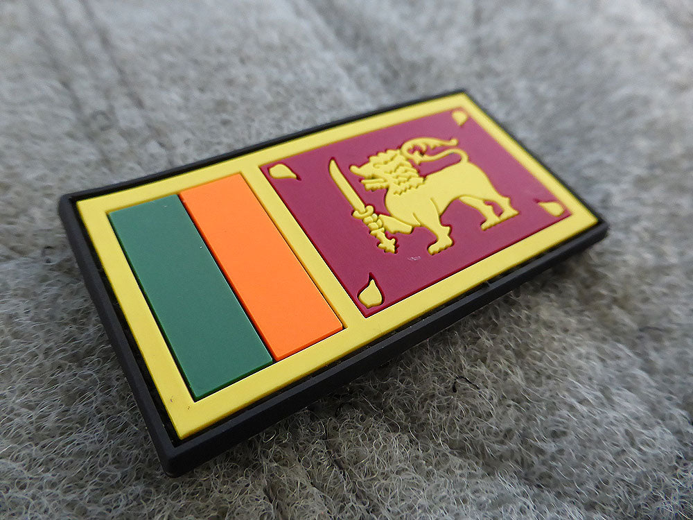 Sri Lanka Flagge - Patch / 3D Rubber patch