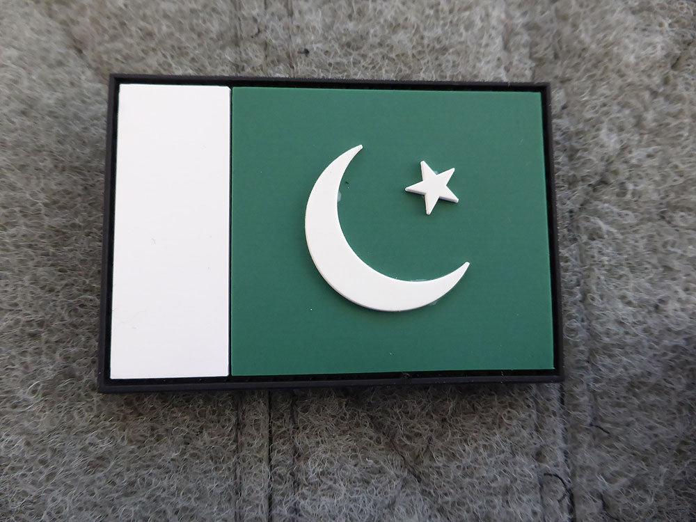 Pakistan Flagge - Patch / 3D Rubber patch