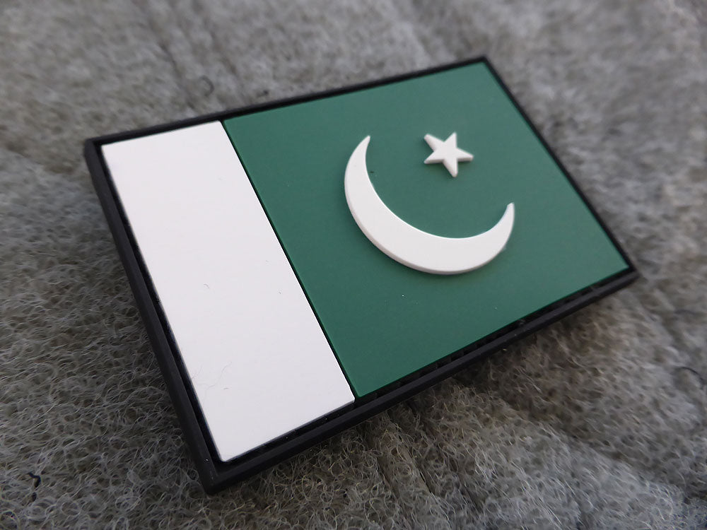 Pakistan Flagge - Patch / 3D Rubber patch