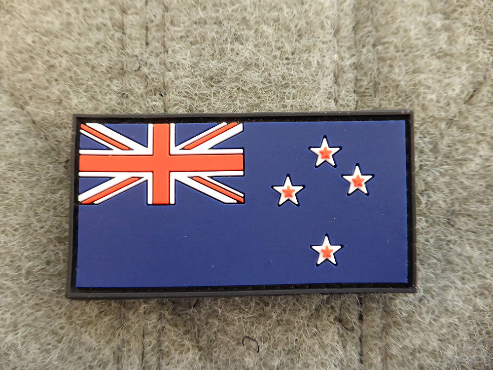 Neuseeland Flagge - Patch / 3D Rubber patch