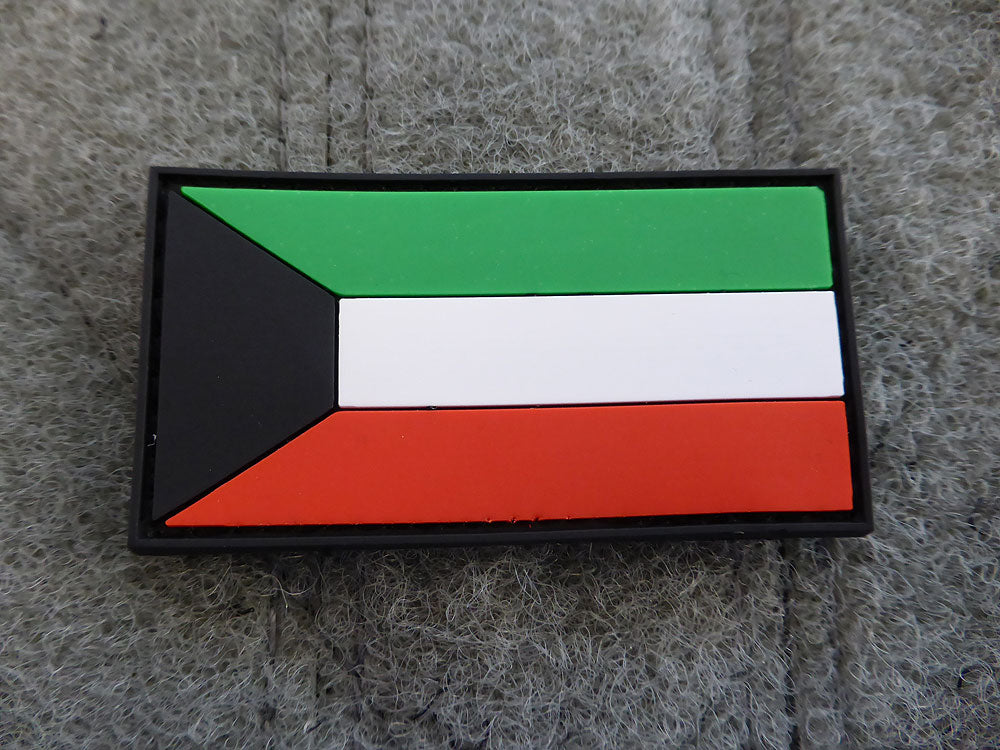 Kuwait Flagge - Patch / 3D Rubber patch