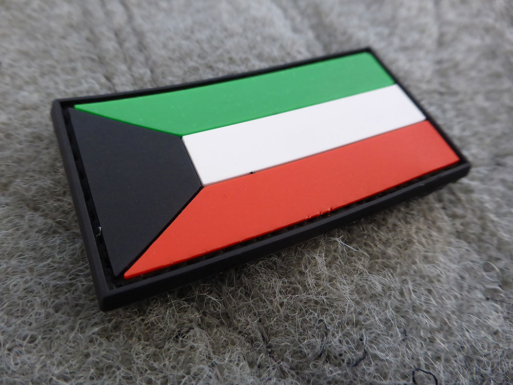 Kuwait Flagge - Patch / 3D Rubber patch