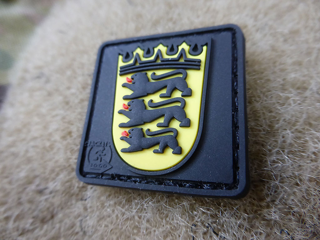 Wappen Baden-Württemberg, 30mm Patch / 3D Rubber Patch